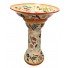 Mexican Talavera Birdbath Butterflies